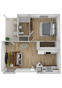 The Spruce - One Bedroom / One Bath*